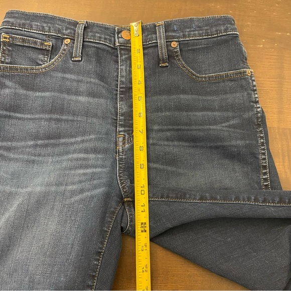 Madewell Dark Wash 10” High Rise Skinny Denim Blue Jeans Women’s 29x28 - Picture 9 of 15